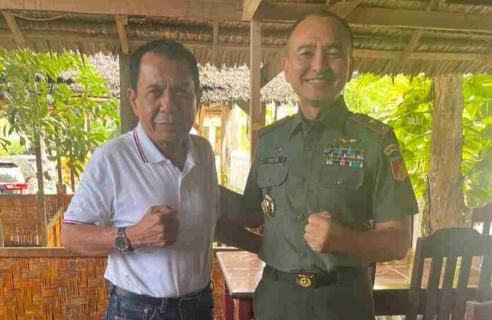 Jelang Pelantikan, Pengurus SMSI Sulteng Bersilahturahmi Dengan Dandrem 132/Tadulako