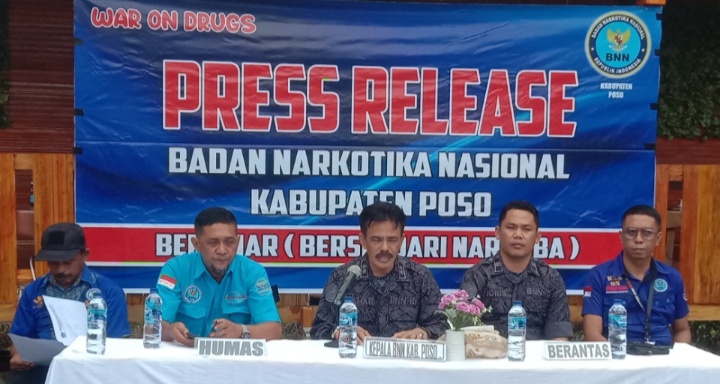 Selamatkan Generasi Bangsa Dan Negara BNNK Poso Terus Tingkatkan Upaya War On Drugs Melalui P4GN