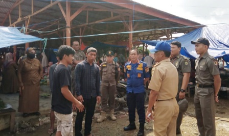 Kadis Diskumperindag Morut Berikan Batas Waktu 1×24 Jam Kepada 48 Orang Pedagang, Untuk Segera Tempati Los Baru Dalam pasar Sentral Kolonodale