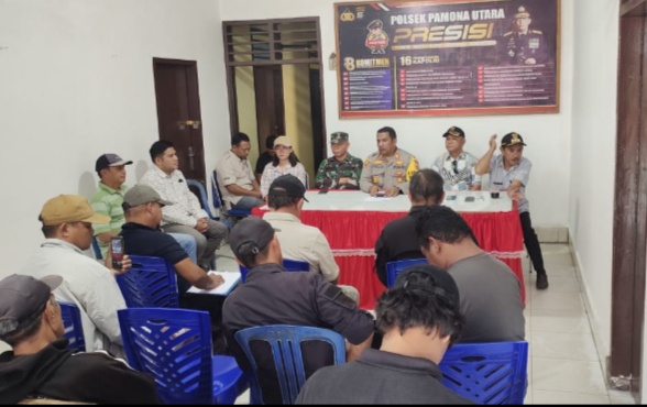 Pemda Poso Mediasi Pertemuan antara PT. Poso Energy Dengan FORPSEBPAM, Terkait Lokasi Kompodongi