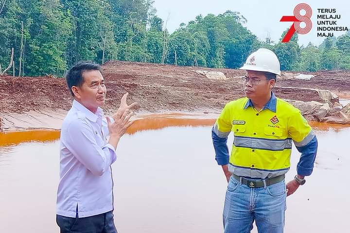 Sikapi Keluhan Masyarakat, BPBD Morowali Utara, Tinjau lokasi Penambangan PT. Bumanik dan PT. Keinz Ventura di Desa Molino
