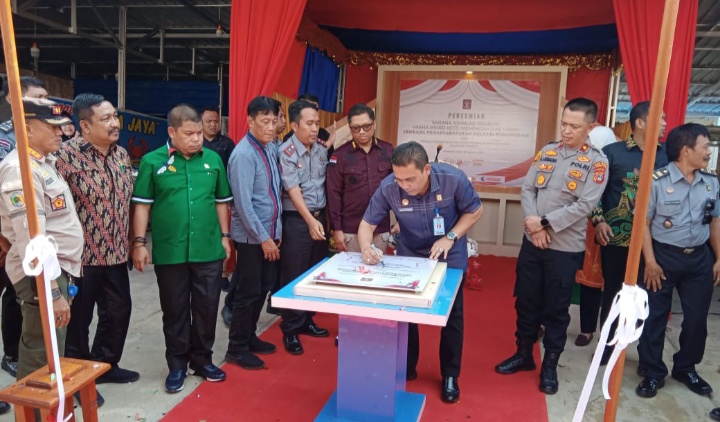 Kakanwil Kementerian Hukum dan HAM Sulawesi Tengah, Resmikan SAE UMKM Lapas Kelas 3 Kolonodale