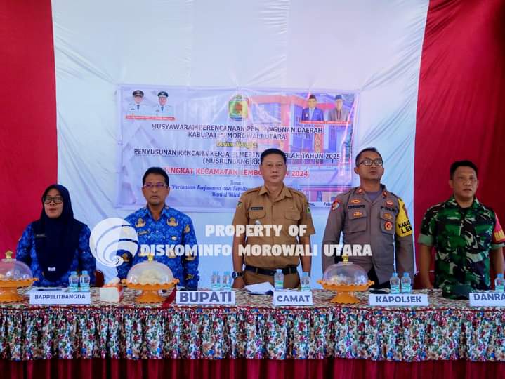 Musrenbang Tingkat Kecamatan, Bupati Morut Minta Usulan Tiap Desa Disusun Berdasarkan Skala Prioritas