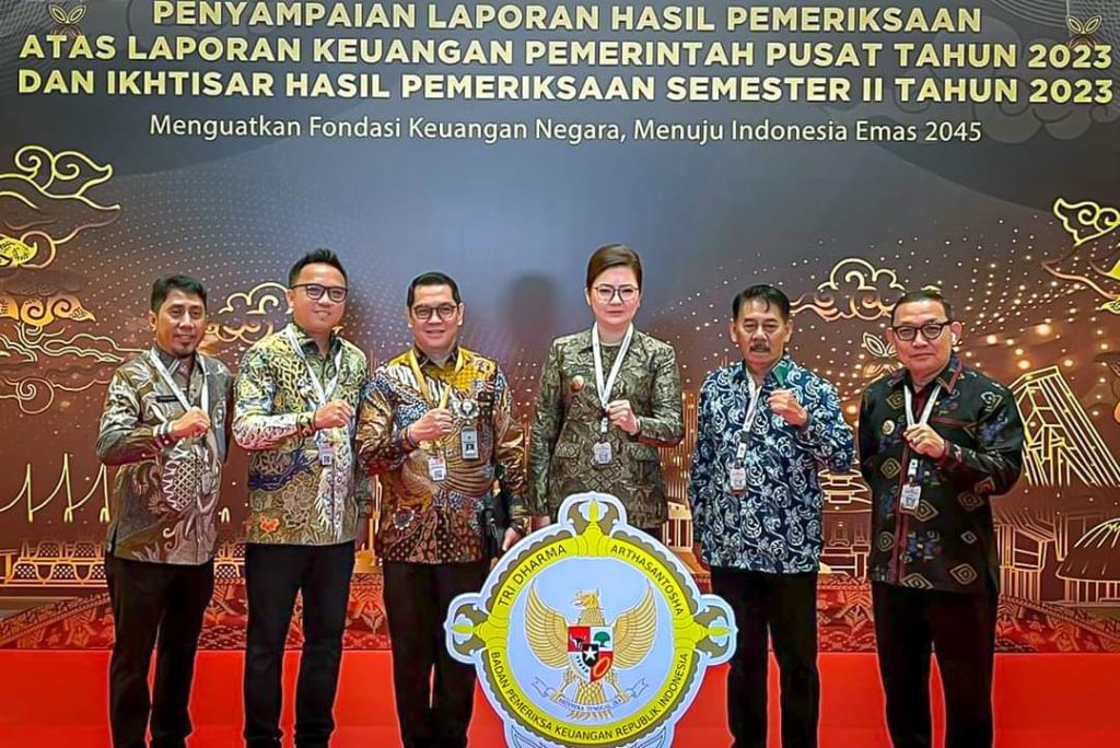 Dihadiri Presiden Jokowi, Bupati Morut ikuti penyerahan LHP LKPP tahun 2023 dari BPK RI