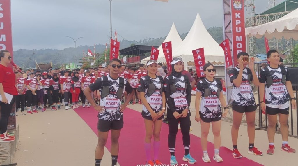 Ratusan Peserta Ikuti Fun Run KPU Morowali Utara