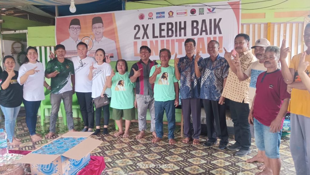 Kunjungi Posko Relawan Bahoue, Delis Respon Usulan Warga