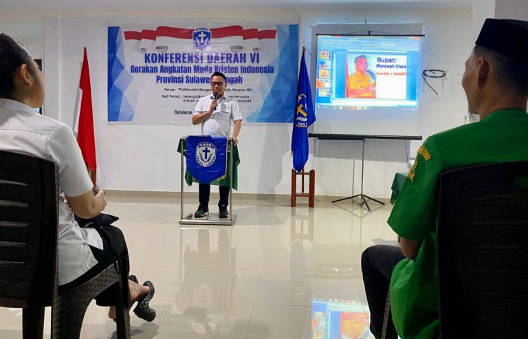 Bupati Buka Konferda VI GAMKI Sulteng, Morowali Utara Selalu Siap Kegiatan Pemuda dan Keagamaan