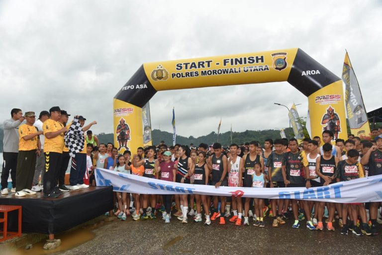 Diminati, Polres Morowali Utara gelar Bhayangkara Morut Fun Run