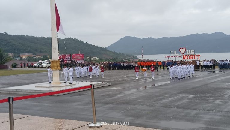 Bupati Morowali Utara Jadi Irup Upacara Kemerdekaan Republik Indonesia