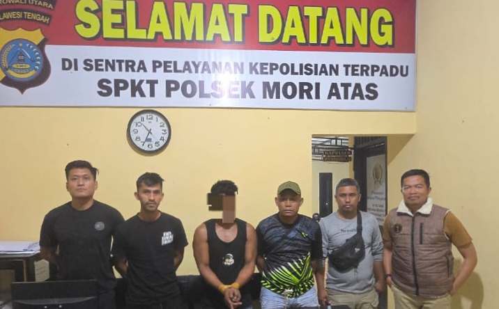 Polsek Mori Atas Tangkap Pelaku Terduga Bandar Narkoba, Sabu Beredar di Lingkungan Perusahaan
