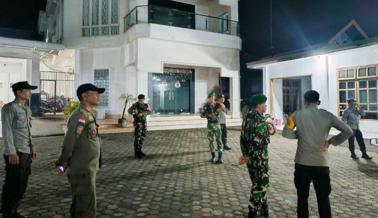 Respon Situasi Aman di Morowali Utara, TNI/Polri dan Pol-PP Patroli Gabungan