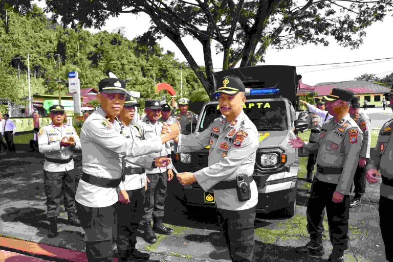 Dapat Satu Unit Patroli, Polres Morowali Utara Optimalkan Pelayanan Tugas Pamapta