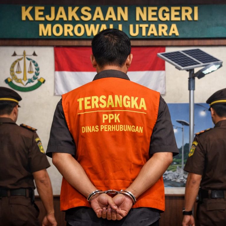 Korupsi Lampu Solar Cell Morut: Jaksa Tetapkan PPK Dinas Perhubungan Jadi Tersangka