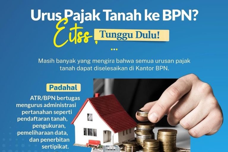 Jangan Salah Alamat! Urus Pajak Tanah Bukan di Kantor BPN, Ini Penjelasannya