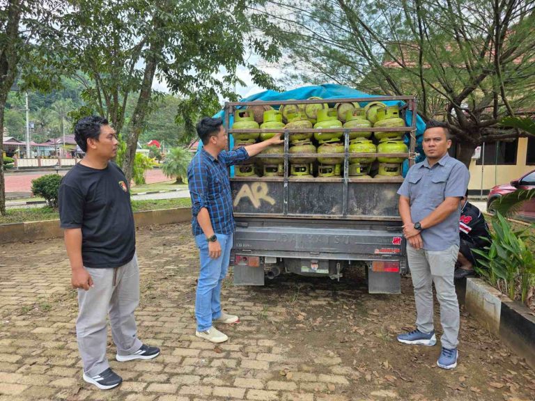 Polres Morowali Utara Gagalkan Penyelundupan 300 Tabung LPG 3 Kg Ilegal