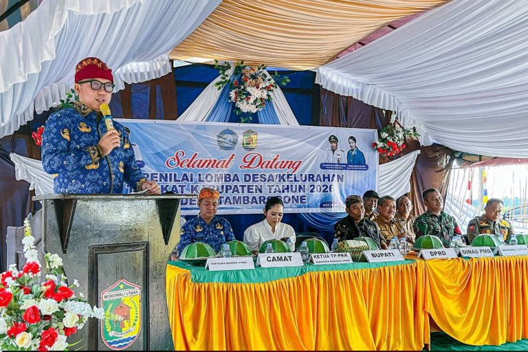 Buka Lomba Desa 2026, Bupati Morut: Kunci Kemajuan Daerah Ada di Pembangunan Desa