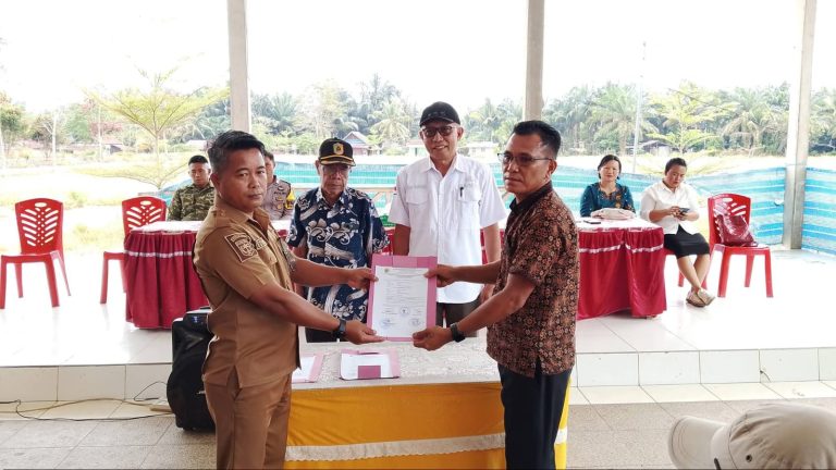 Mulai Bertugas, Kades Saembah Walati Ajak Warga Bersatu Bangun Desa